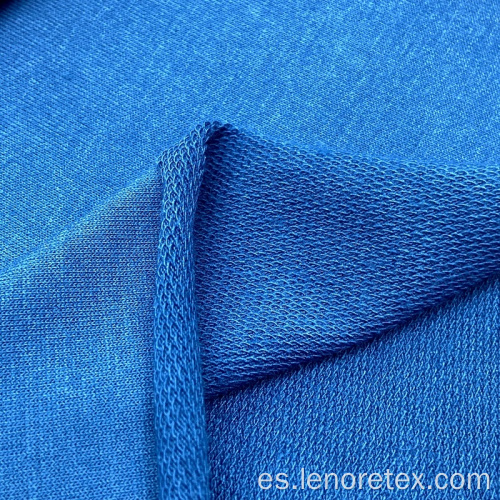 Poliéster reciclado Rayon Knit Spandex Tela de Terry Francés